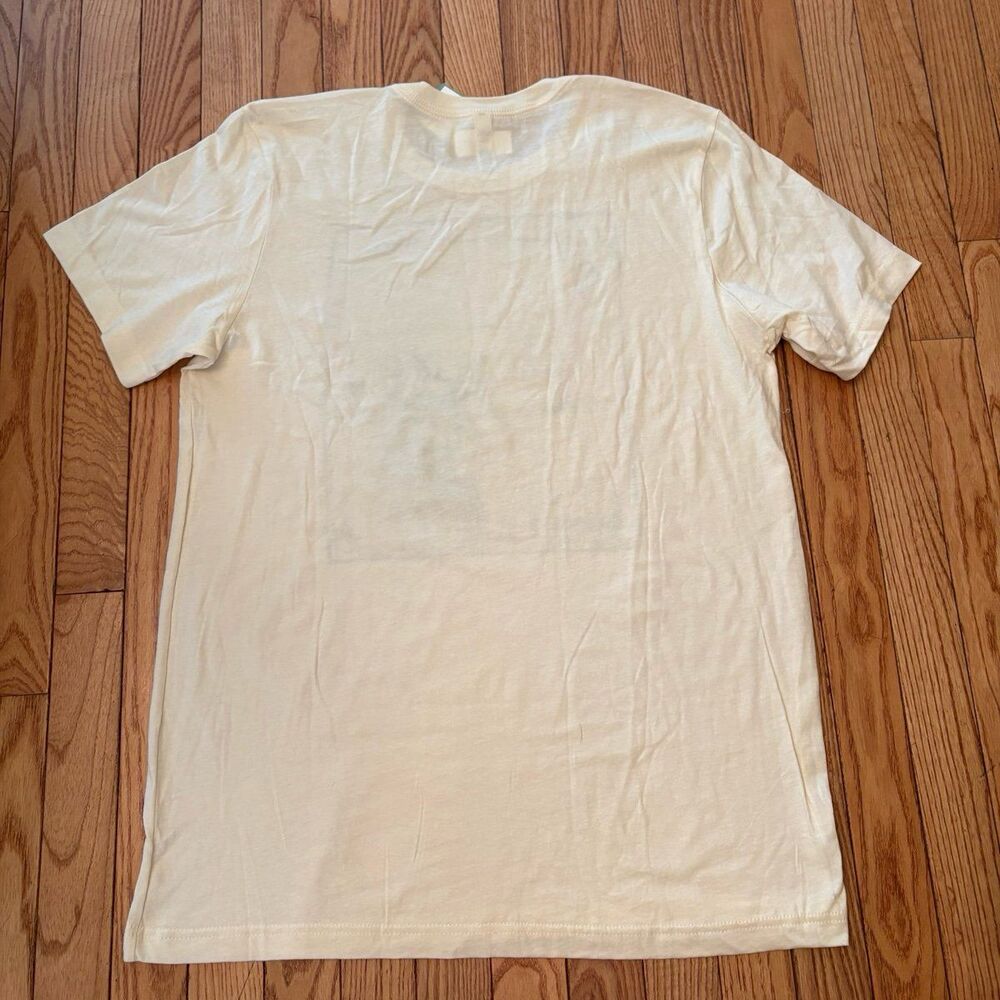 Bella Canvas graphic tee Cat Tshirt Womens size Large white t-shirt kitten top - Picture 3 of 5